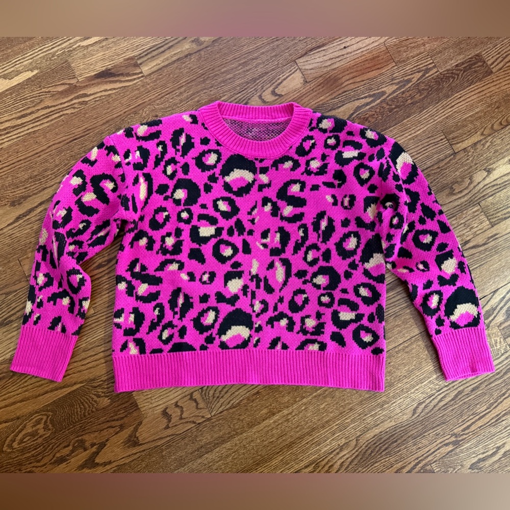 Animal print sweater